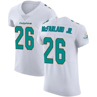 Elite Anthony McFarland Jr. Men's Miami Dolphins Vapor Untouchable Jersey - White