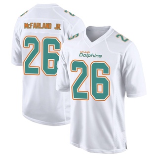 Game Anthony McFarland Jr. Men's Miami Dolphins Fashion Jersey - White