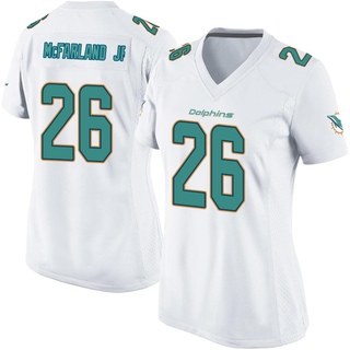 Game Anthony McFarland Jr. Women's Miami Dolphins Jersey - White