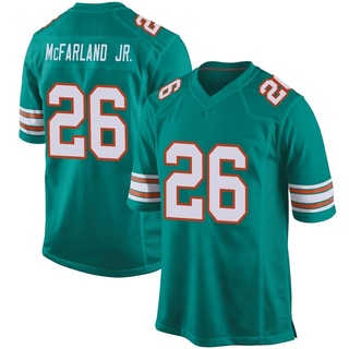 Game Anthony McFarland Jr. Youth Miami Dolphins Alternate Jersey - Aqua