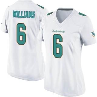 Game Trill Williams Women's Miami Dolphins Jersey - White