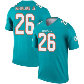 Legend Anthony McFarland Jr. Men's Miami Dolphins Jersey - Aqua