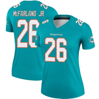 Legend Anthony McFarland Jr. Women's Miami Dolphins Jersey - Aqua