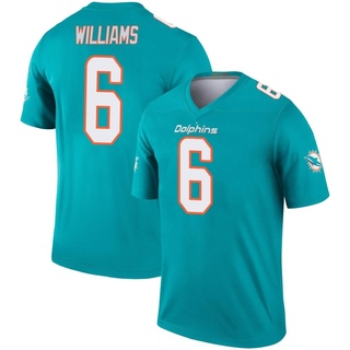 Legend Trill Williams Men's Miami Dolphins Jersey - Aqua