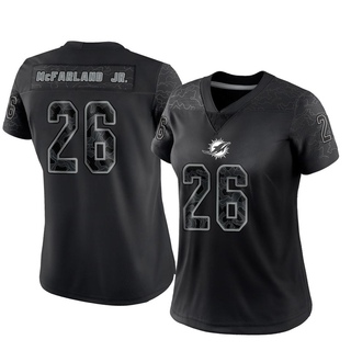 Limited Anthony McFarland Jr. Women's Miami Dolphins Reflective Jersey - Black