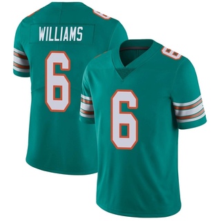 Limited Trill Williams Men's Miami Dolphins Alternate Vapor Untouchable Jersey - Aqua