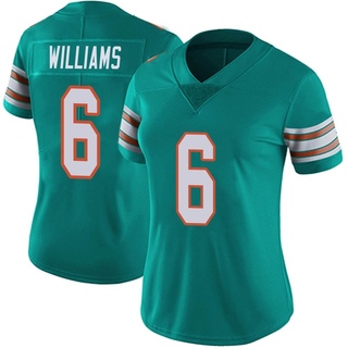 Limited Trill Williams Women's Miami Dolphins Alternate Vapor Untouchable Jersey - Aqua